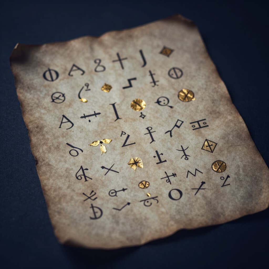 Celestial ritual artwork in an alchemical setting